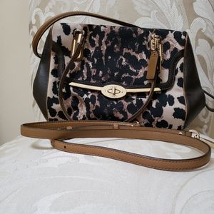 Coach RARE ocelot crossbody bag
